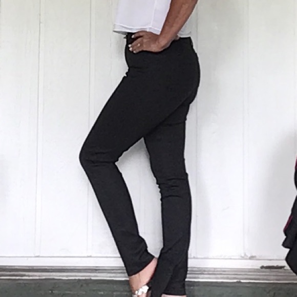 ANDREW MARC PONTE STRETCH PANTS CHARCOAL SIZE 2 - Picture 3 of 15